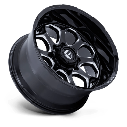 Fuel Off-Road D862 22X12 Gloss Black Milled 6x139.7 -44mm