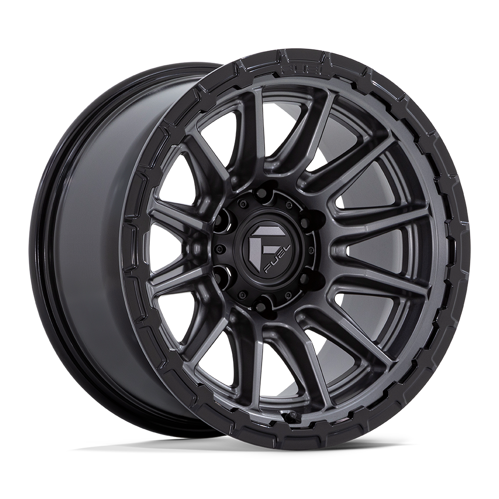 Fuel Off-Road D866 17X9 Matte Gunmetal W/ Gloss Black Lip 6x135 +1mm