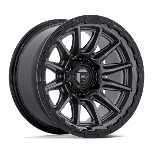 Fuel Off-Road Aluminum Wheels 20X10 Piston FC866 Matte Gunmetal W/ Gloss Black Lip