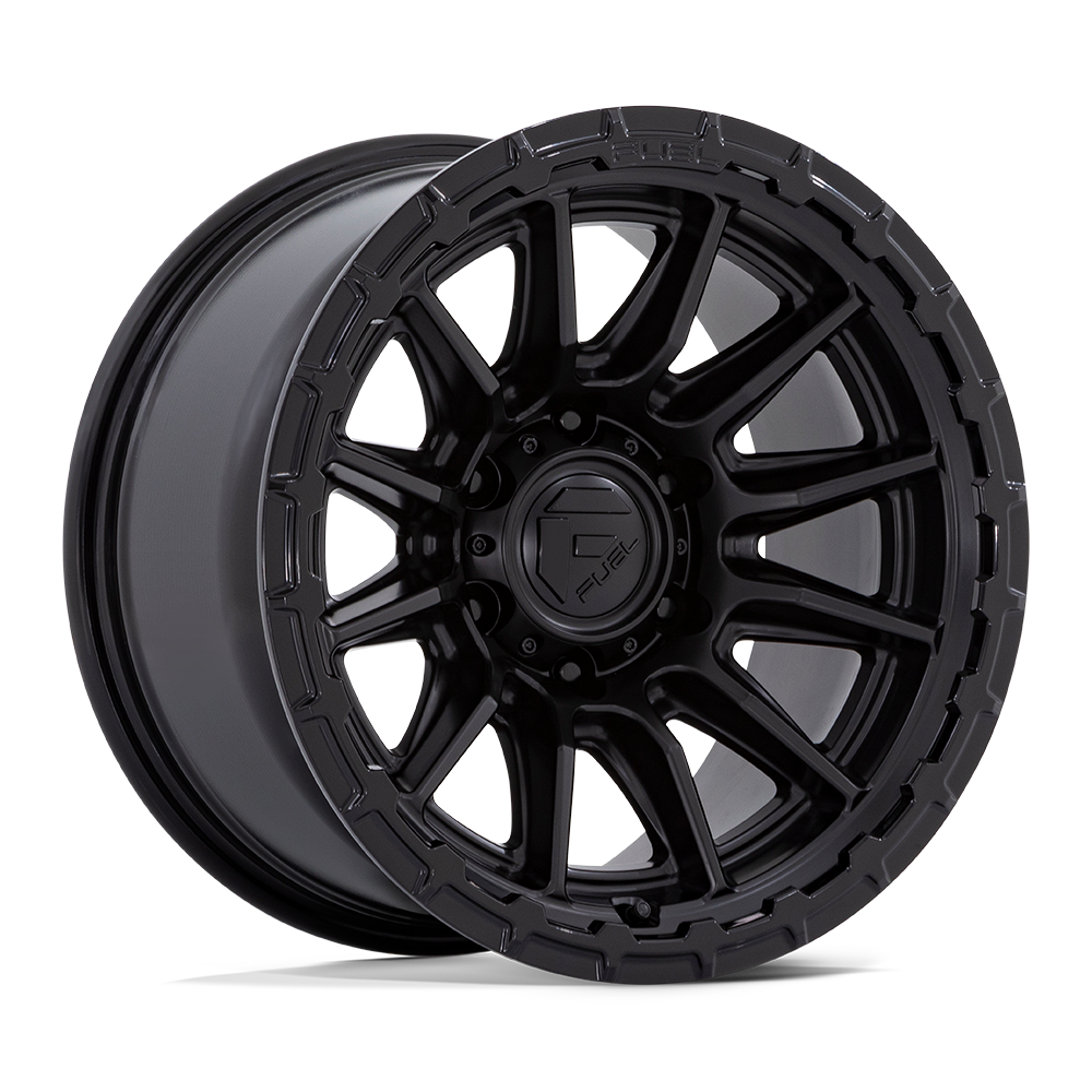 Fuel Off-Road D866 22X9.5 Blackout W/ Gloss Black Lip 5x127 +20mm
