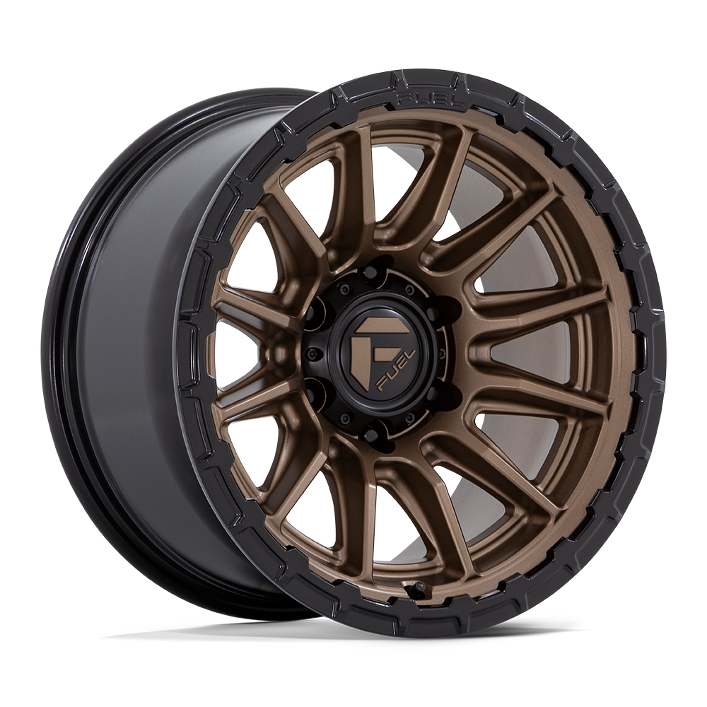 Fuel Off-Road D866 17X9 Matte Bronze W/ Gloss Black Lip 6x135 -12mm
