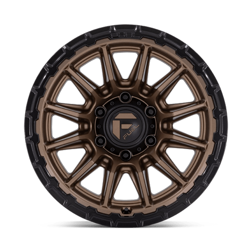 Fuel Off-Road D866 17X8.5 Matte Bronze W/ Gloss Black Lip 5x127 +25mm