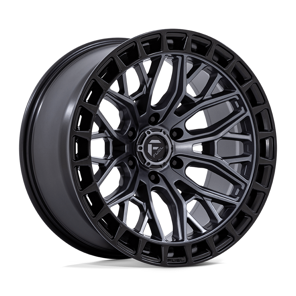 Fuel Off-Road D869 17X9 Matte Gunmetal W/ Matte Black Lip 5x127 -12mm