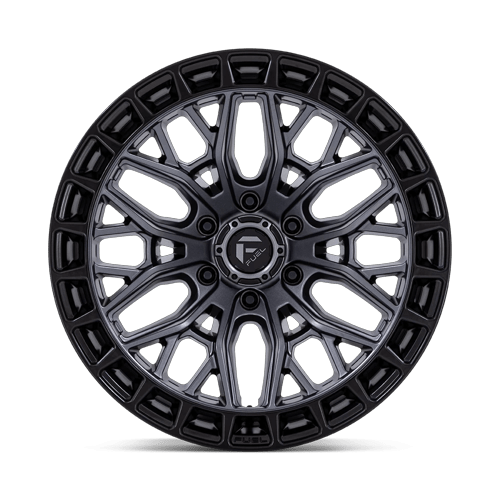 Fuel Off-Road Aluminum Wheels 20X10 Sigma FC869 Matte Gunmetal W/ Matte Black Lip