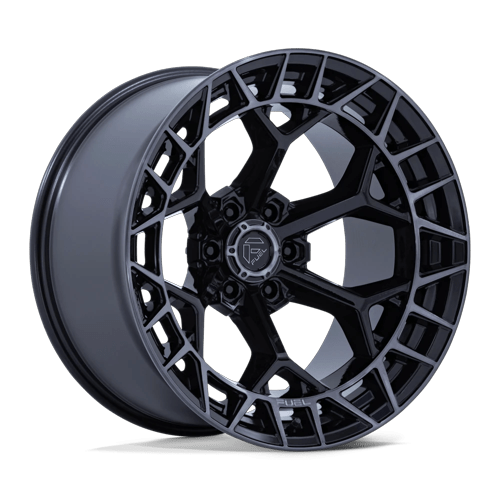 Fuel Off-Road Aluminum Wheels 17X9 Charger FC873 Gloss Black W/ Brushed Dark Tint