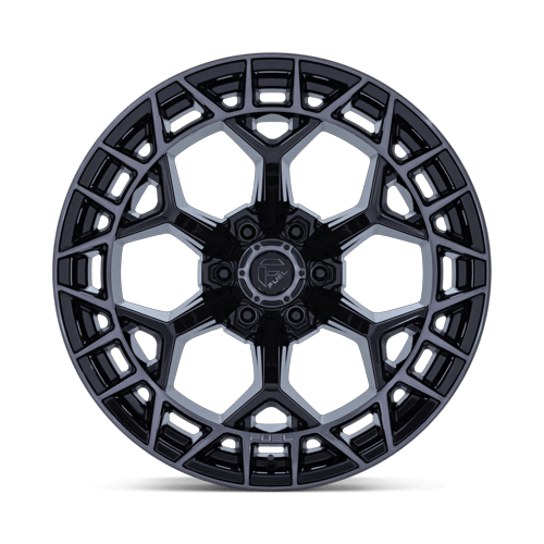 Fuel Off-Road Aluminum Wheels 17X9 Charger FC873 Gloss Black W/ Brushed Dark Tint