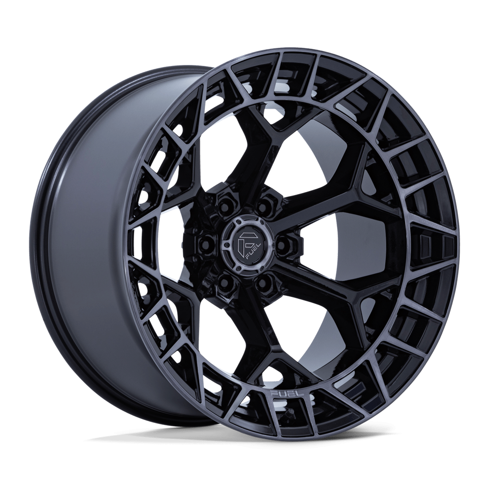Fuel Off-Road D873 22X9.5 Gloss Black W/ Brushed Dark Tint 6x135 +18mm