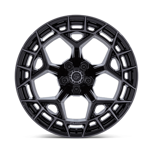 Fuel Off-Road Aluminum Wheels 20X10 Charger FC873 Gloss Black W/ Brushed Dark Tint