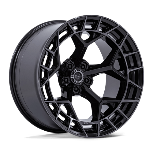 Fuel Off-Road Aluminum Wheels 20X9 Charger FC873 Gloss Black W/ Brushed Dark Tint