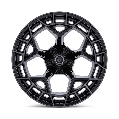 Fuel Off-Road Aluminum Wheels 22X12 Charger FC873 Gloss Black W/ Brushed Dark Tint