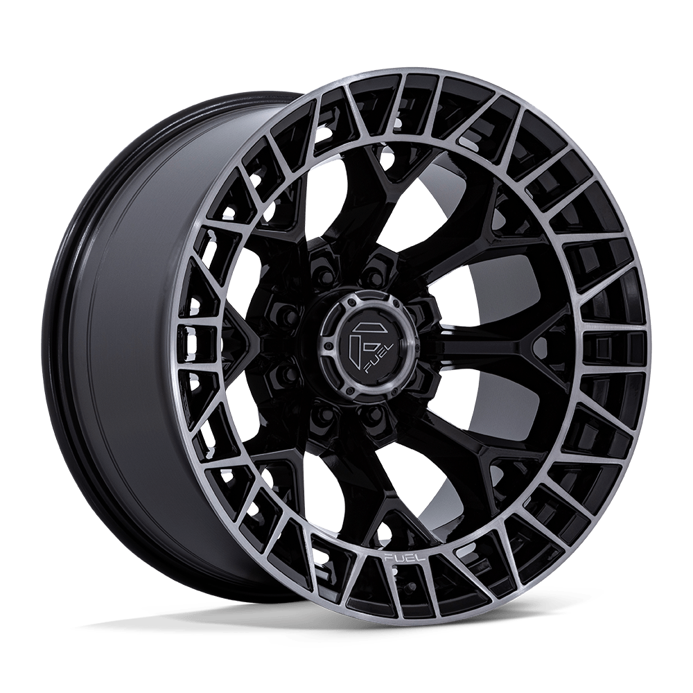 Fuel Off-Road D873 20X10 Gloss Black W/ Brushed Dark Tint 8x180 -18mm