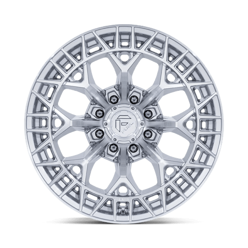 Fuel Off-Road D873 20X10 Gloss Silver W/ Machined Face 8x165.1 -18mm