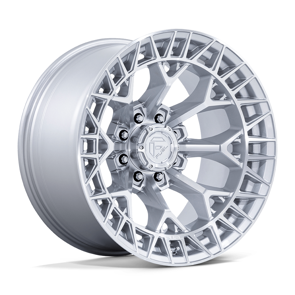 Fuel Off-Road D873 22X12 Gloss Silver W/ Machined Face 8x180 -44mm