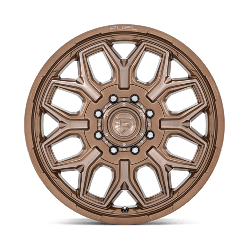 Fuel Off-Road Aluminum Wheels 20X8.25 Flux Dually D876 Platinum Bronze