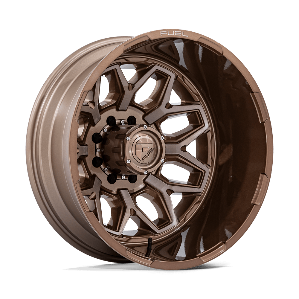 Fuel Off-Road Aluminum Wheels 20X8.25 Flux Dually D876 Platinum Bronze