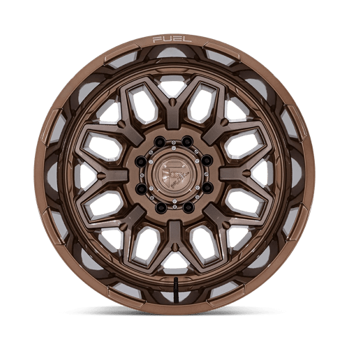Fuel Off-Road Aluminum Wheels 22X8.25 Flux Dually D876 Platinum Bronze