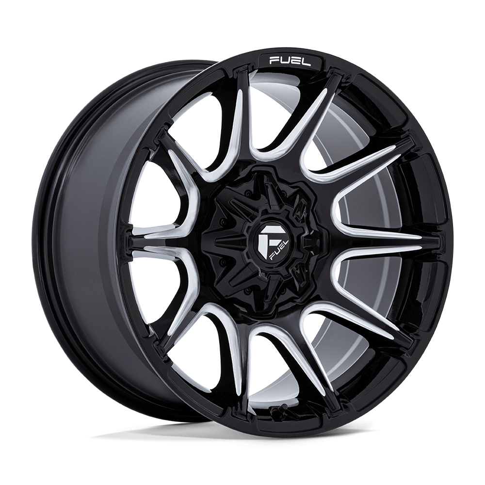 Fuel Off-Road D880 20X9 Gloss Black Milled 5x127/5.5 +1mm