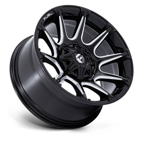 Fuel Off-Road D880 20X9 Gloss Black Milled 5x127/5.5 +1mm
