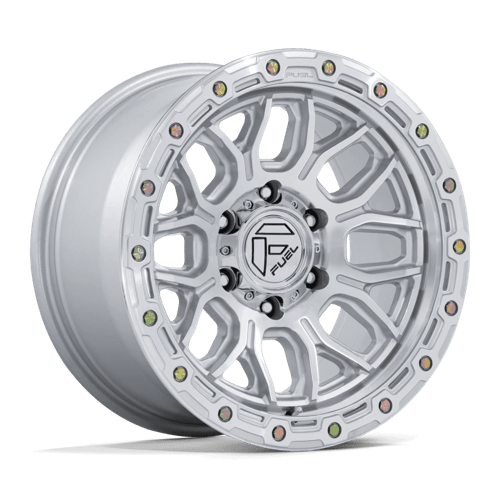 Fuel Off-Road Aluminum Wheels 20X9 Surge FC881 Gloss Silver W/ Machined Face