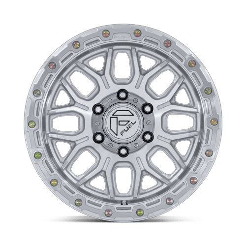 Fuel Off-Road D881 20X9 Gloss Silver W/ Machined Face 8x165.1 +20mm