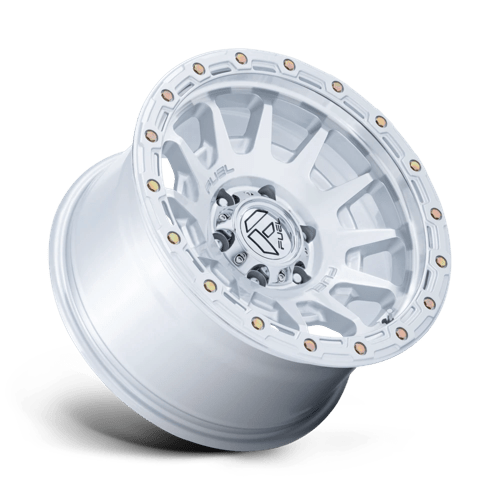 Fuel Off-Road D884 18X9 Gloss Silver W/ Machined Face 6x120 +1mm