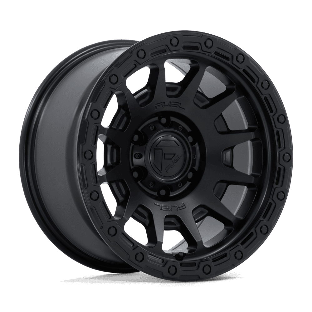 Fuel Off-Road D884 17X8.5 Matte Black W/ Gloss Black Lip 6x120 +25mm