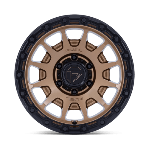 Fuel Off-Road D884 18X9 Matte Bronze W/ Gloss Black Lip 6x120 +20mm