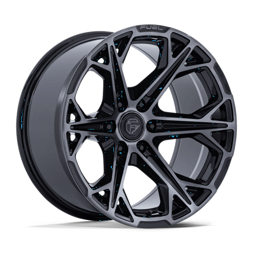 Fuel Off-Road Aluminum Wheels 20X9 Hammerhead FC886 Gloss Black Dark Tinted Clear