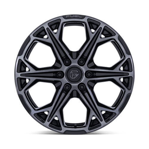 Fuel Off-Road D886 20X9 Gloss Black Dark Tinted Clear 6x135 +1mm