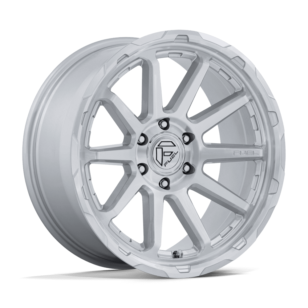 Fuel Off-Road Aluminum Wheels 20X10 Circuit FC887 Gloss Silver W/ Machined Face