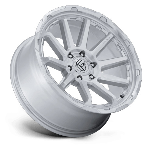 Fuel Off-Road Aluminum Wheels 17X8.5 Circuit FC887 Gloss Silver W/ Machined Face