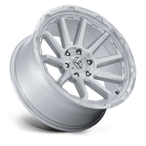 Fuel Off-Road D887 22X9 Gloss Silver W/ Machined Face 6x135 +1mm