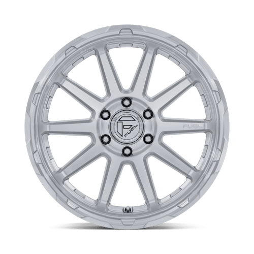 Fuel Off-Road D887 18X9 Gloss Silver W/ Machined Face 6x135 +1mm