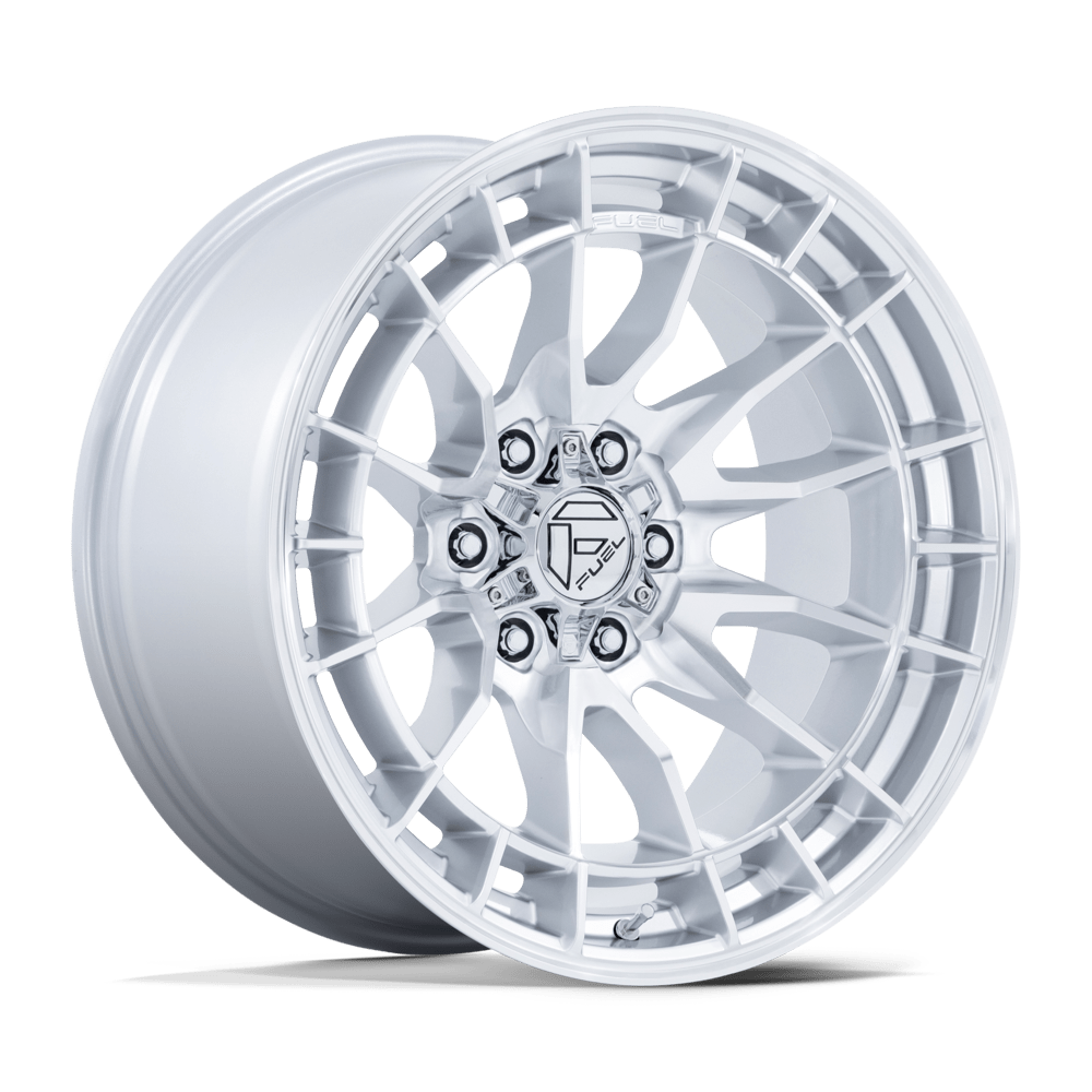 Fuel Off-Road D888 17X8.5 Hyper Silver W/ Machined Face 6x135 +25mm