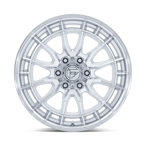 Fuel Off-Road D888 17X9 Hyper Silver W/ Machined Face 6x135 +1mm