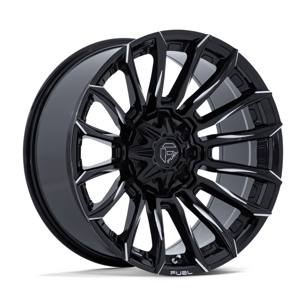 Fuel Off-Road D889 20X10 Gloss Black Milled BLANK -18mm