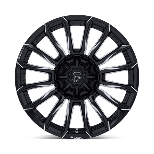 Fuel Off-Road D889 20X10 Gloss Black Milled BLANK -18mm