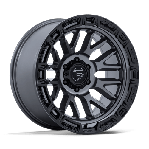 Fuel Off-Road Aluminum Wheels 20X9 Rail FC890 Gloss Gunmetal W/ Gloss Black Lip