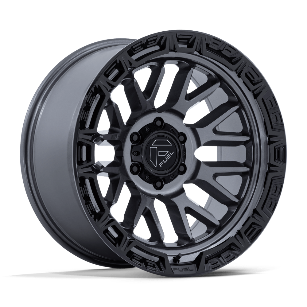 Fuel Off-Road D890 17X9 Gloss Gunmetal W/ Gloss Black Lip 6x135 -12mm