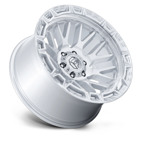 Fuel Off-Road D890 17X9 Gloss Silver W/ Machined Face 5x127 -12mm
