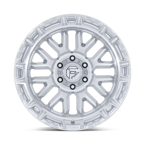 Fuel Off-Road D890 17X9 Gloss Silver W/ Machined Face 5x127 -12mm