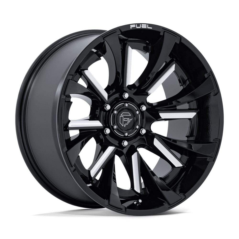 Fuel Off-Road D895 20X9 Gloss Black Milled 5x127 +1mm