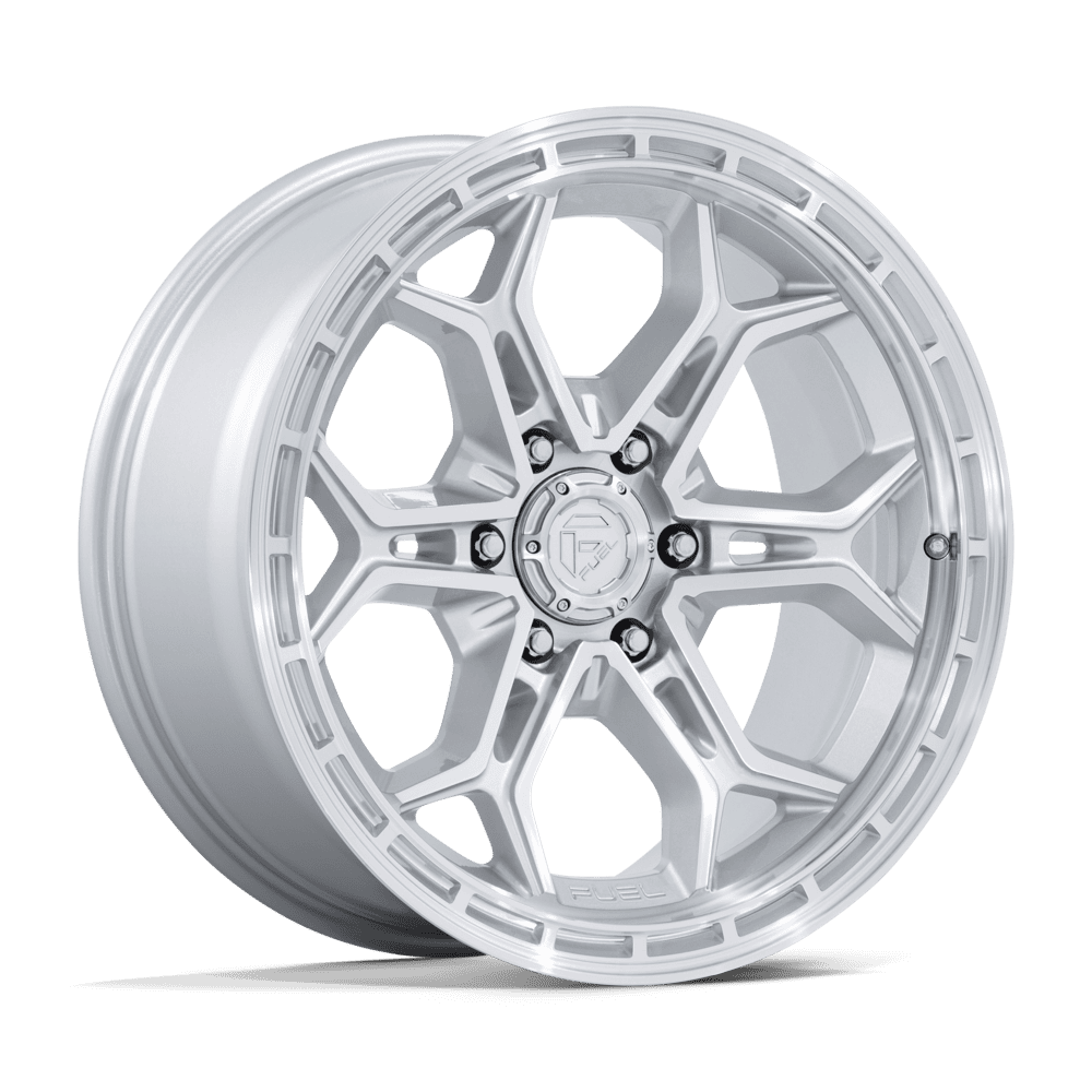 Fuel Off-Road Aluminum Wheels 20X9 Heathen FC896 Gloss Silver W/ Machined Face