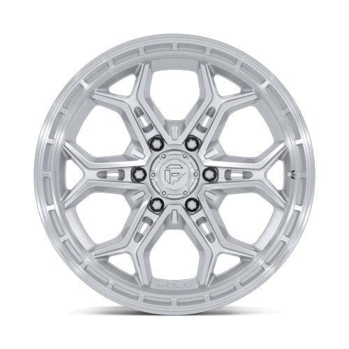 Fuel Off-Road Aluminum Wheels 20X9 Heathen FC896 Gloss Silver W/ Machined Face
