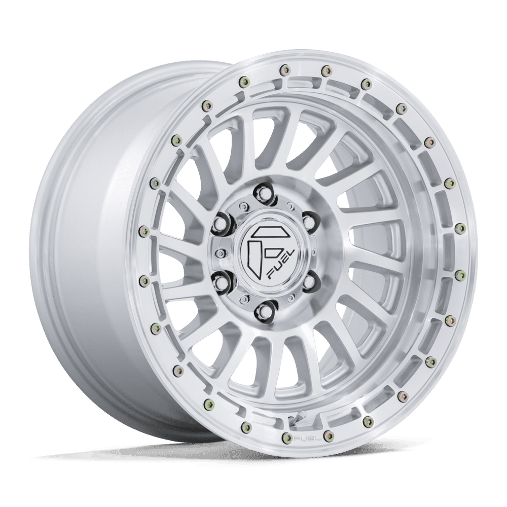 Fuel Off-Road D897 20X9 Gloss Silver W/ Machined Face 5x127 +20mm