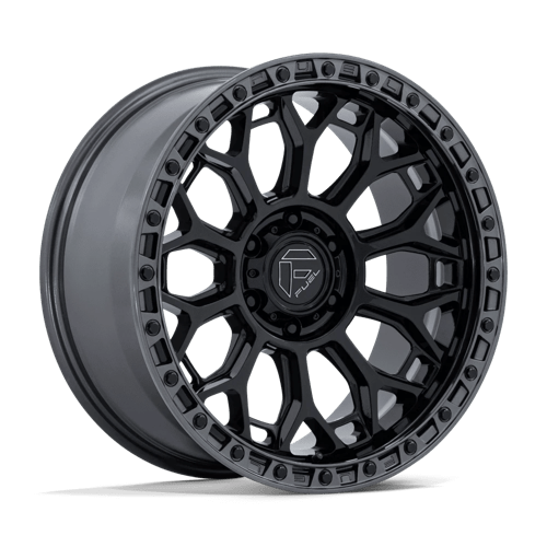 Fuel Off-Road Aluminum Wheels 17X9 Talon FC901 Gloss Black W/ Gloss Gunmetal Lip