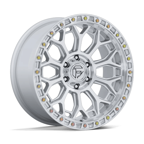 Fuel Off-Road Aluminum Wheels 17X8.5 Talon FC901 Gloss Silver W/ Machined Face