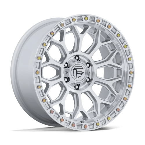 Fuel Off-Road Aluminum Wheels 17X9 Talon FC901 Gloss Silver W/ Machined Face