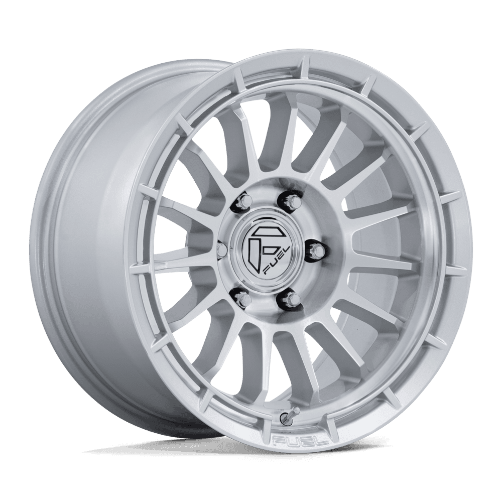 Fuel Off-Road D905 17X9 Gloss Silver W/ Machined Face 6x135 -12mm