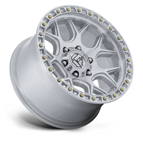 Fuel Off-Road D908 17X9 Gloss Silver W/ Machined Face 6x114.3 +1mm